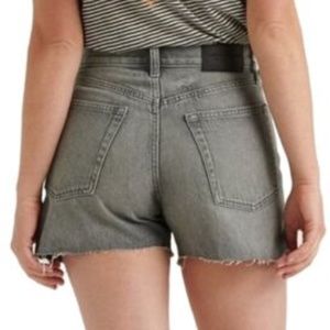 New! LUCKY BRAND 0 25 Gray Traveler Short Cut Off Jean Shorts